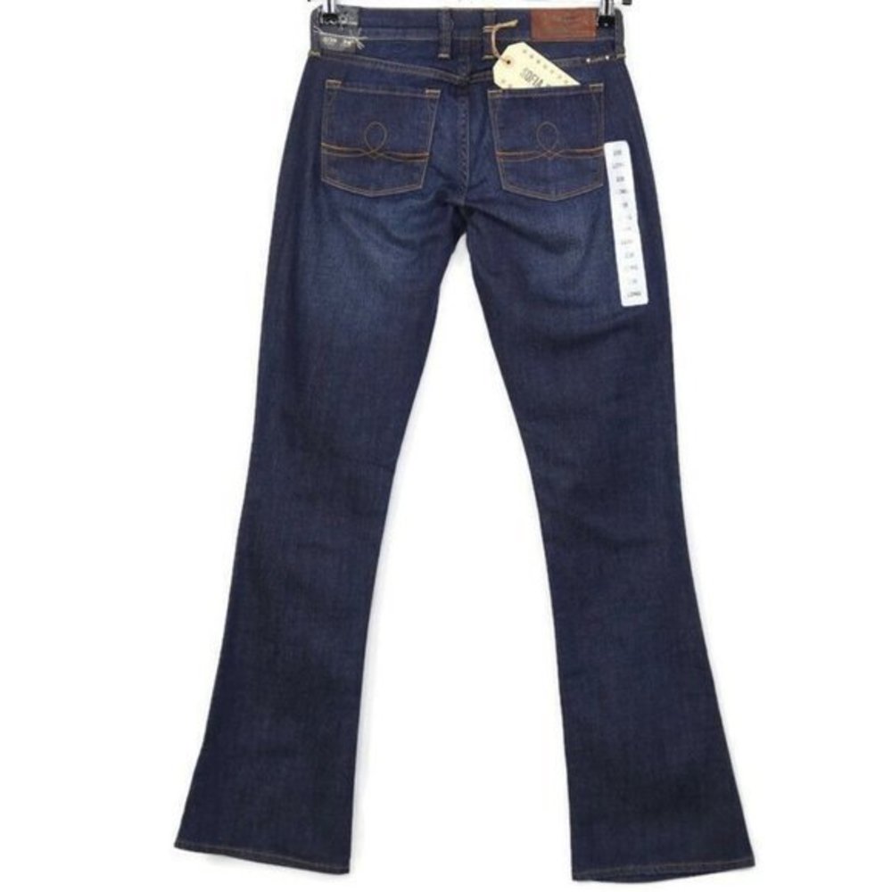Lucky‎ Brand Sofia Boot Jeans Stretch Dark 2 26 Long Tall